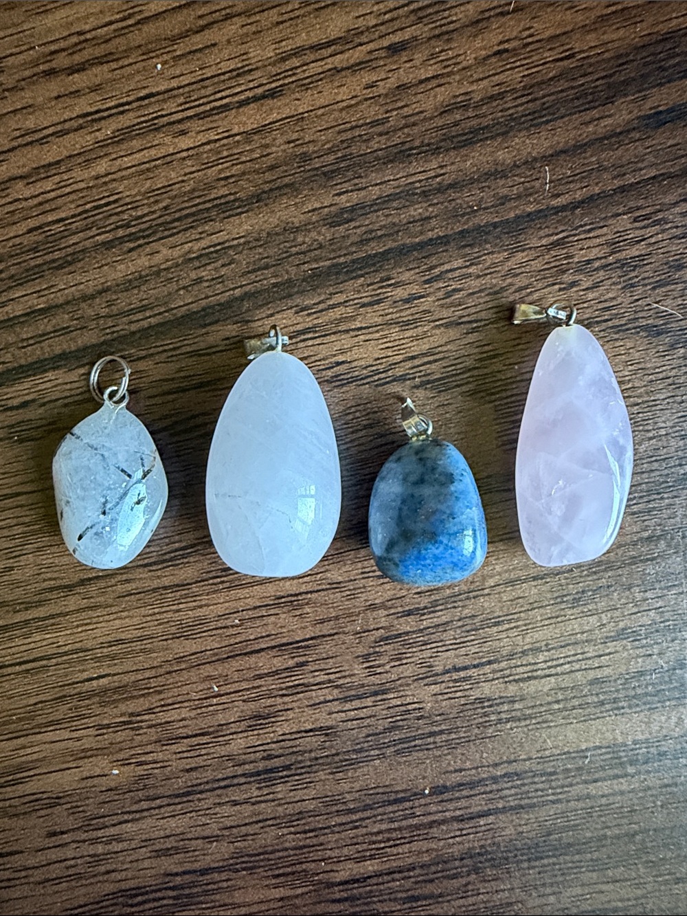 Assorted Natural Gemstone Pendants - Bundle